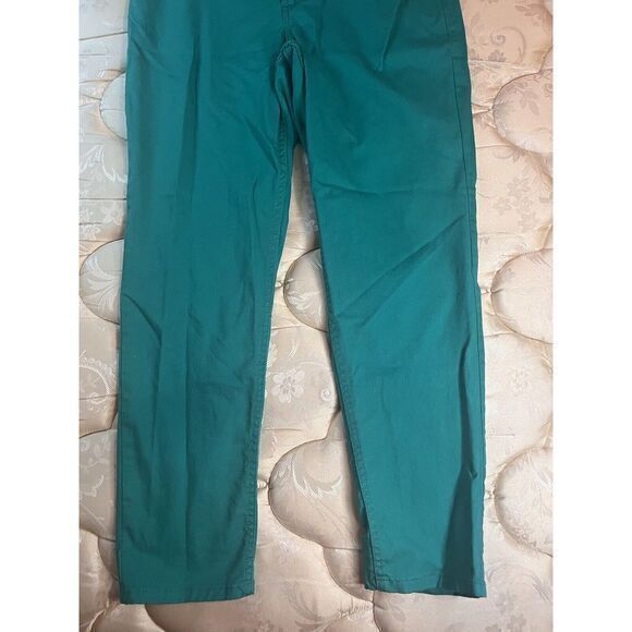 NWT LANE BRYANT Women's Green Jeans SIZE 14 SKINNY STRECH DENIM Tapered New - Picture 2 of 16